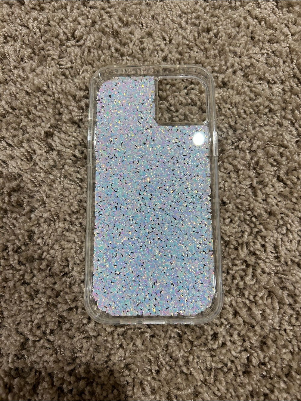 case-mate Iridescent Glitter Phone Case - Clear Edges, Holographic Shine